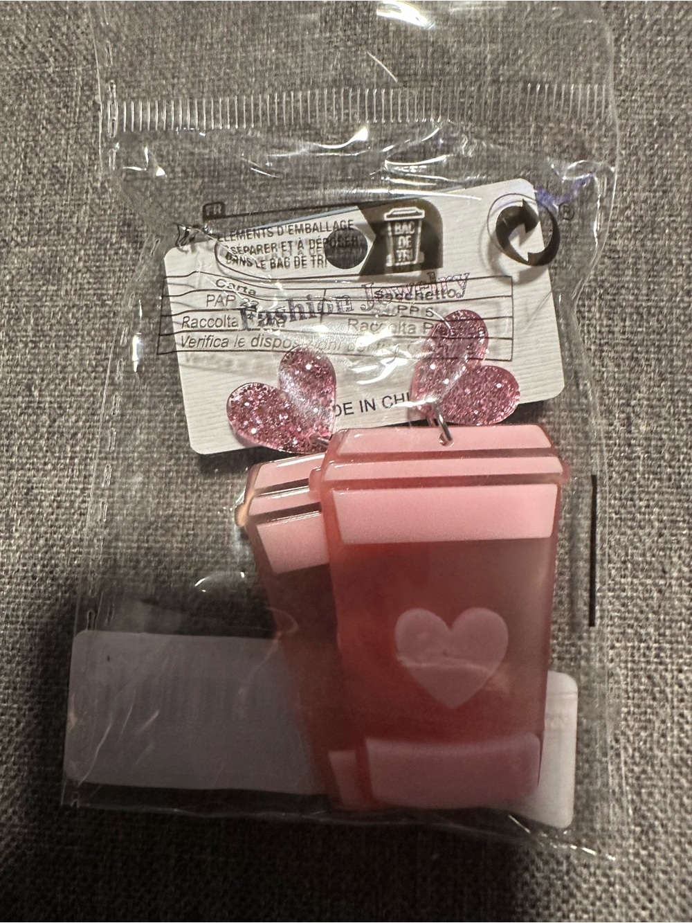 Adorable Coffee Cup Earrings NWT - Picture 4 of 4